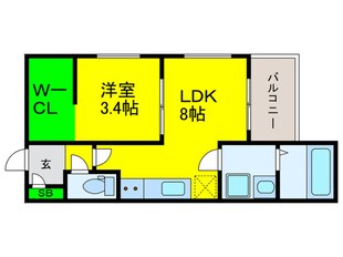 REGALEST七道希の物件間取画像